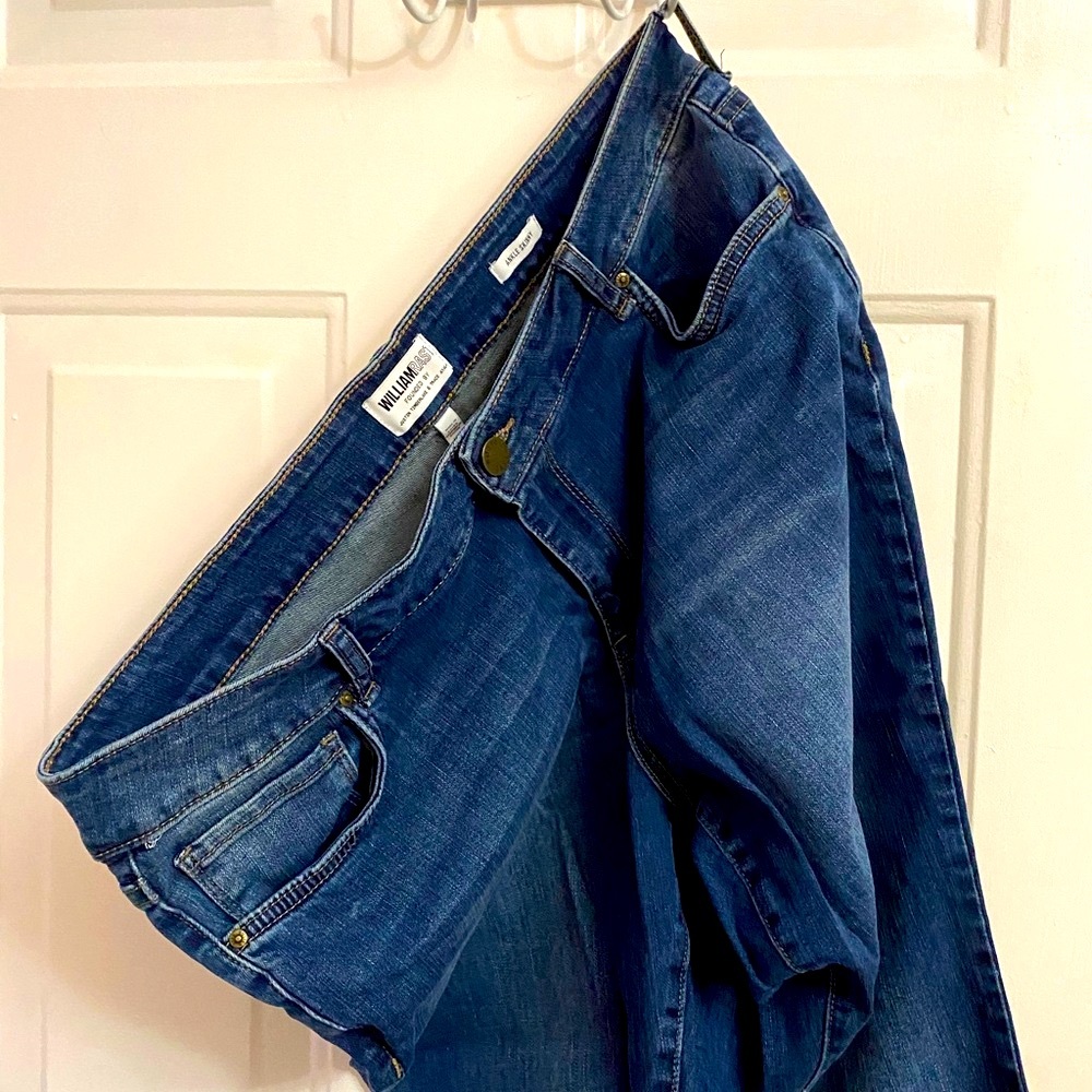 William Rast women’s Blue Denim Jeans ankle skinny, 18w